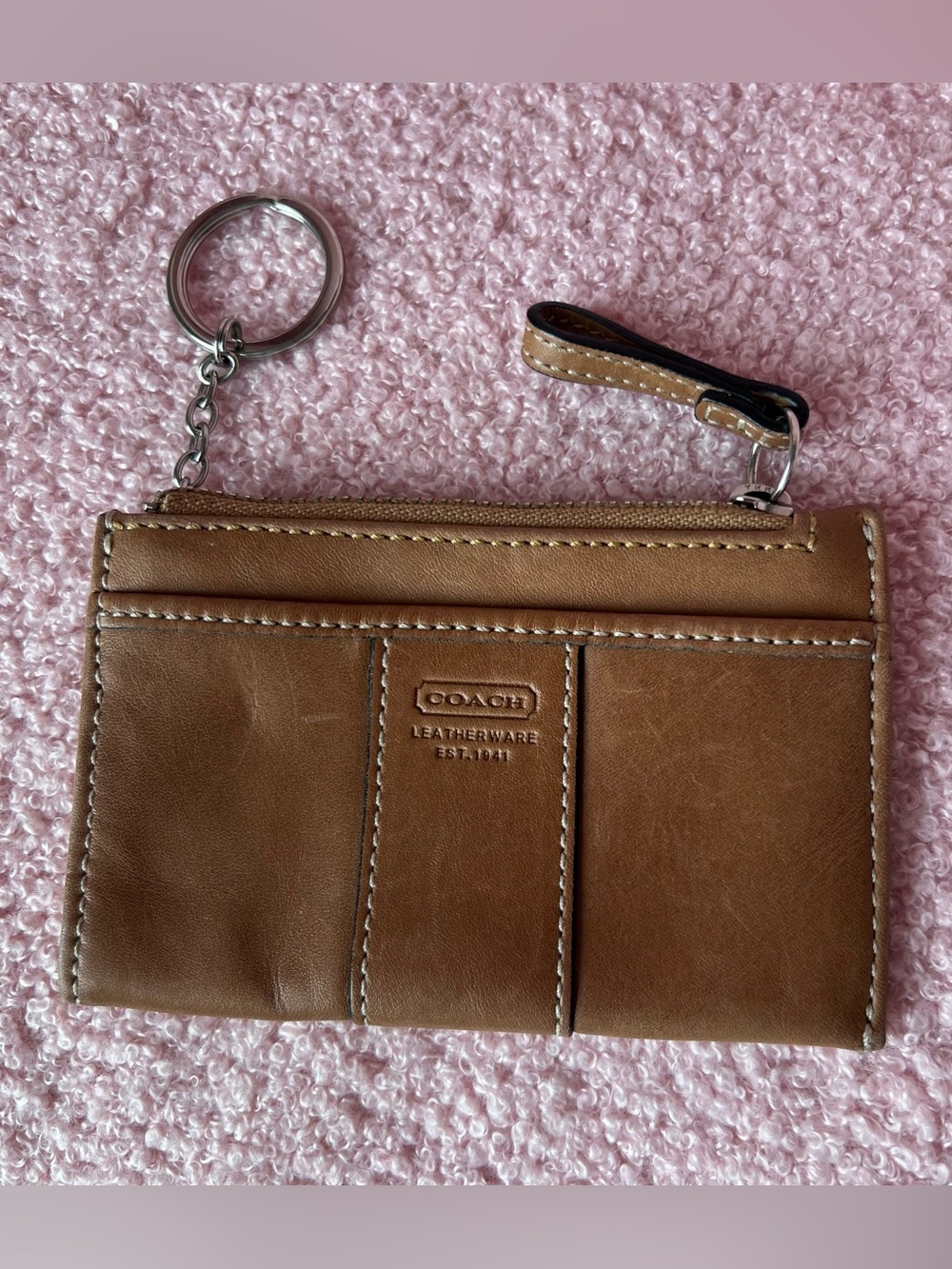 Vintage Coach Leather Coin Pouch